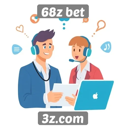 Apoio ao cliente e canais de comunicação no 68z bet